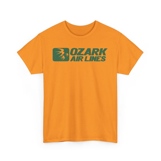 Ozark Airlines Green Logo Regional Aviation Collectible Nostalgia T-shirt