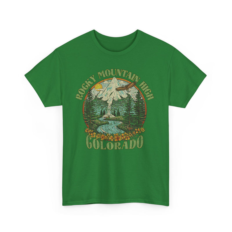 Load image into Gallery viewer, Rocky Mountain High John Denver 1972 Colorado Folk Rock T-shirt