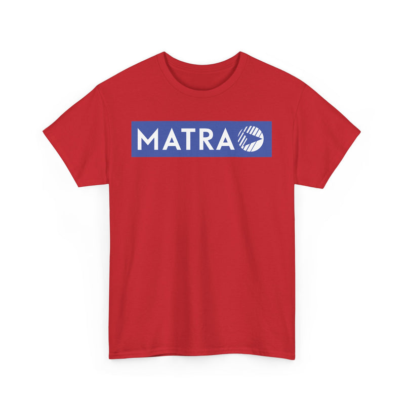 Load image into Gallery viewer, Matra French Racing Team Blue Logo Motorsport Company T-shirt