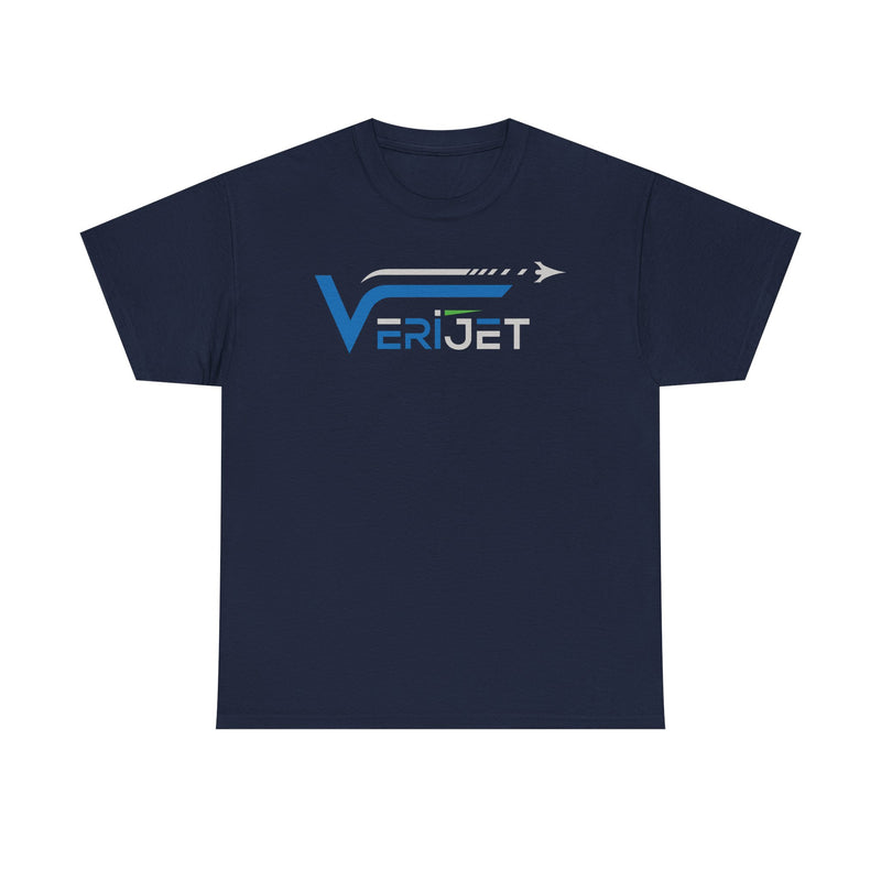 Load image into Gallery viewer, Verijet Private Jet Charter Logo T-Shirt Aviation