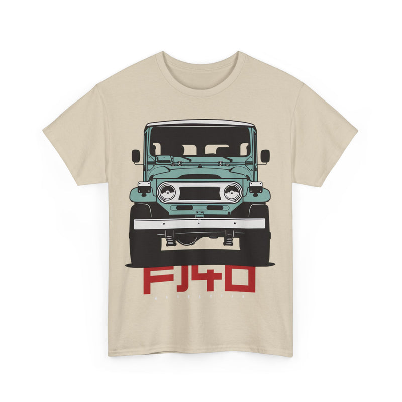 Load image into Gallery viewer, Toyota Land Cruiser FJ40 Green Car Double-sided T-shirt