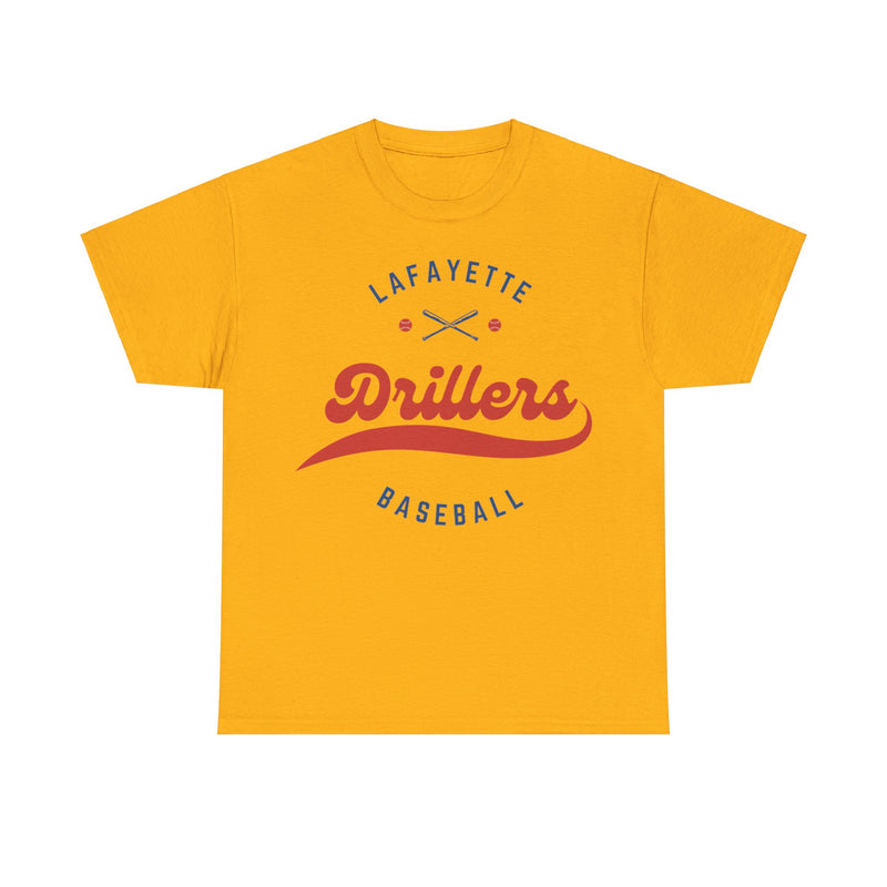 Load image into Gallery viewer, Lafayette Drillers Logo Louisiana Baseball Team T-shirt