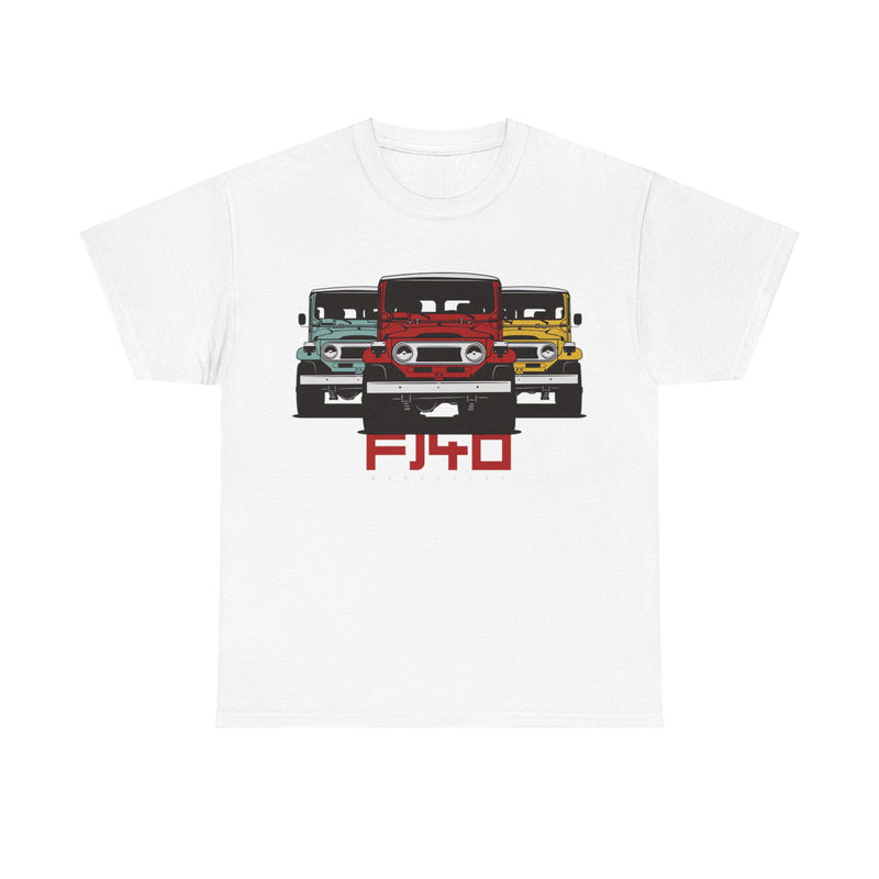 Load image into Gallery viewer, Toyota Land Cruiser FJ40 Trio Car T-shirt