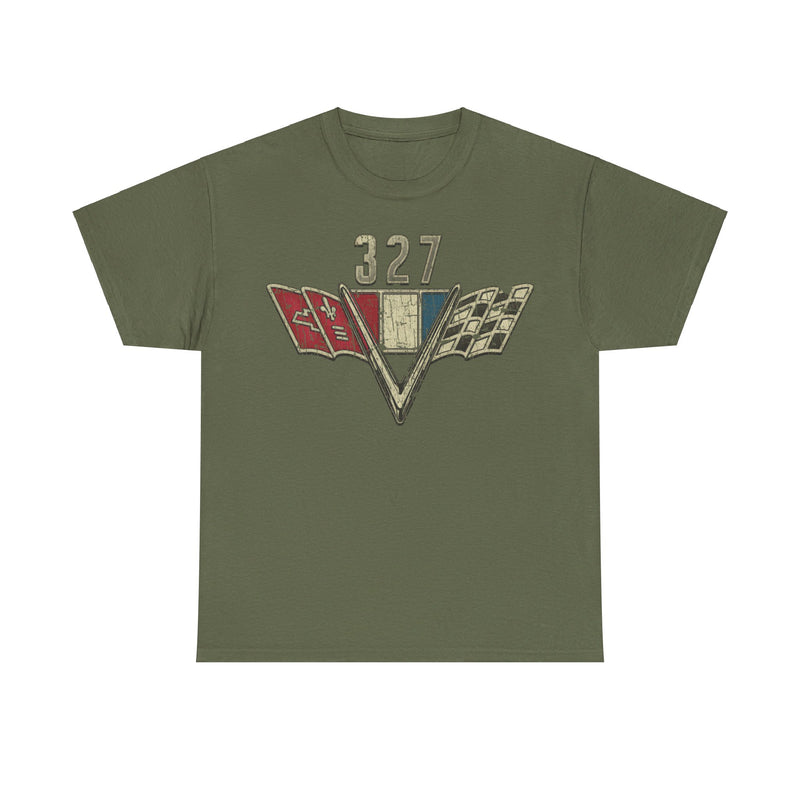 Load image into Gallery viewer, 327 Chevrolet Power V8 Engine Car Logo T-shirt
