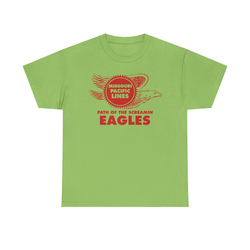 Load image into Gallery viewer, Missouri Pacific Lines Screaming Eagles Railroad Logo Vintage T-Shirt
