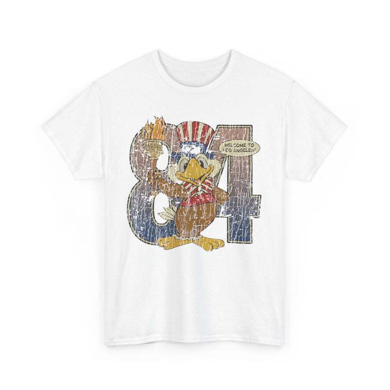 Load image into Gallery viewer, Sam The Eagle 1984 Summer Olympics Mascot California T-shirt