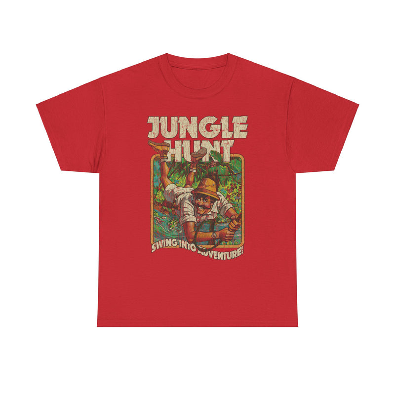 Load image into Gallery viewer, Jungle Hunt Swing Into Adventure 1982 Video Game T-shirt