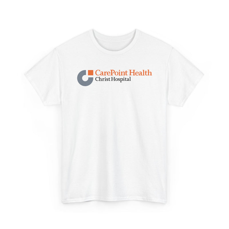 Load image into Gallery viewer, CarePoint Health Logo Jersey City Hospital Graphic T-Shirt Rare Defunct Brand Tee