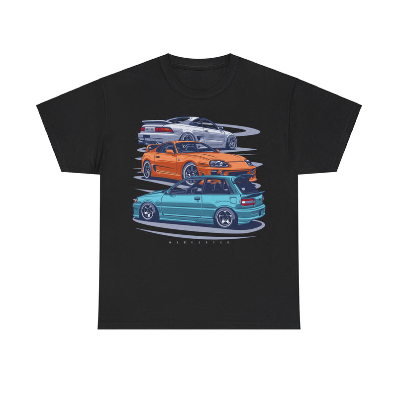 Load image into Gallery viewer, Toyota Starlet Supra MR2 Car T-shirt