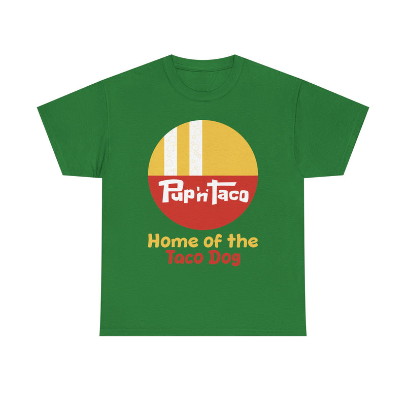 Load image into Gallery viewer, Pup 'n' Taco Home of Taco Dog Vintage Logo Restaurant T-Shirt
