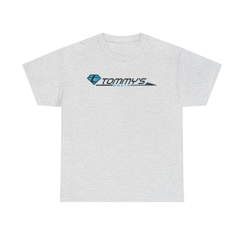 Load image into Gallery viewer, Tommy's Boats T-Shirt Bankrupt Boat Dealer Defunct Company Logo Tee