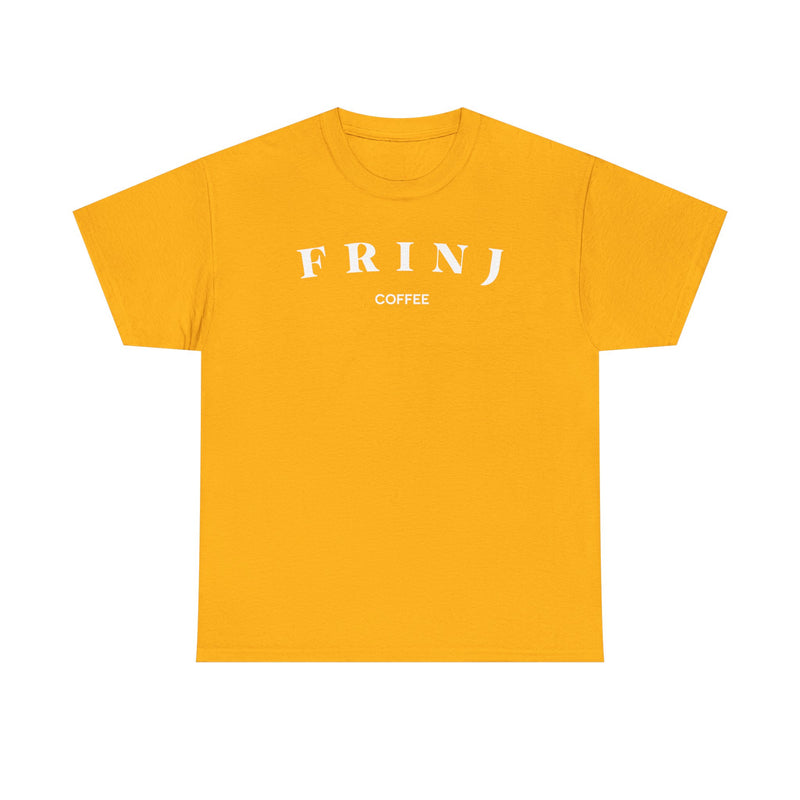 Load image into Gallery viewer, Frinj Coffee T-Shirt Defunct Coffee Company Bankrupt Logo Tee