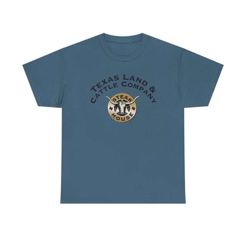 Load image into Gallery viewer, Texas Land and Cattle T-Shirt - Steakhouse Industry Defunct Logo Tee