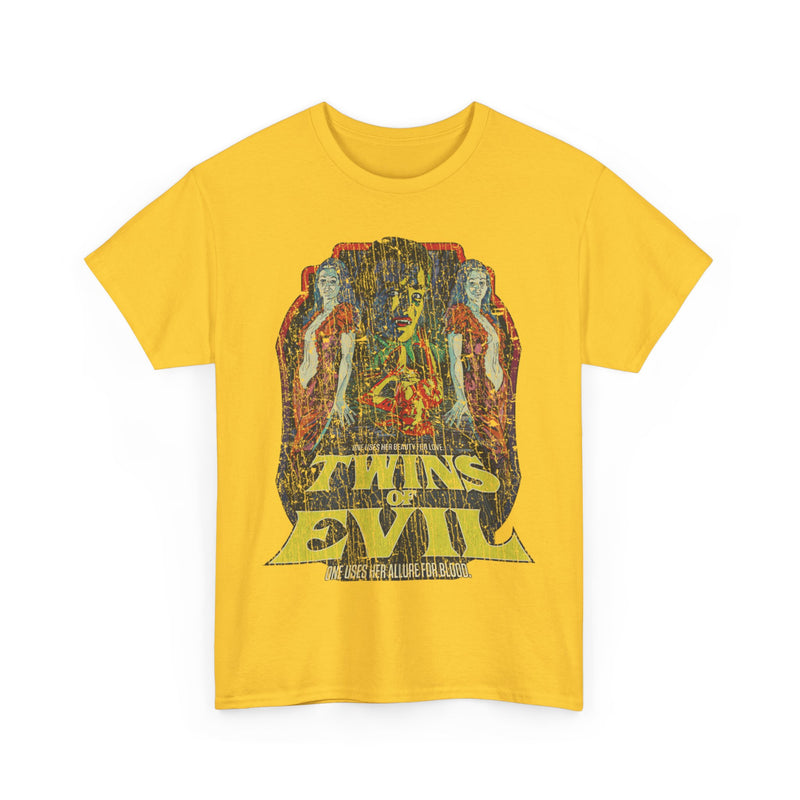 Load image into Gallery viewer, Twins of Evil 1971 Vampire Horror Movie T-shirt