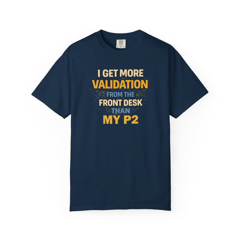 Load image into Gallery viewer, Hotel Front Desk Validation Credit Card Points Miles T-shirt