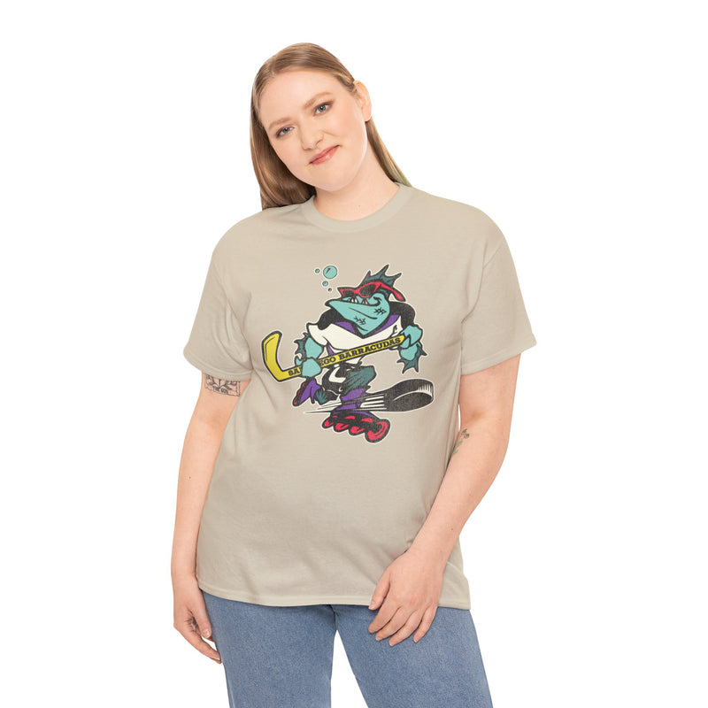 Load image into Gallery viewer, San Diego Barracudas Roller Hockey Nostalgic Logo T-shirt