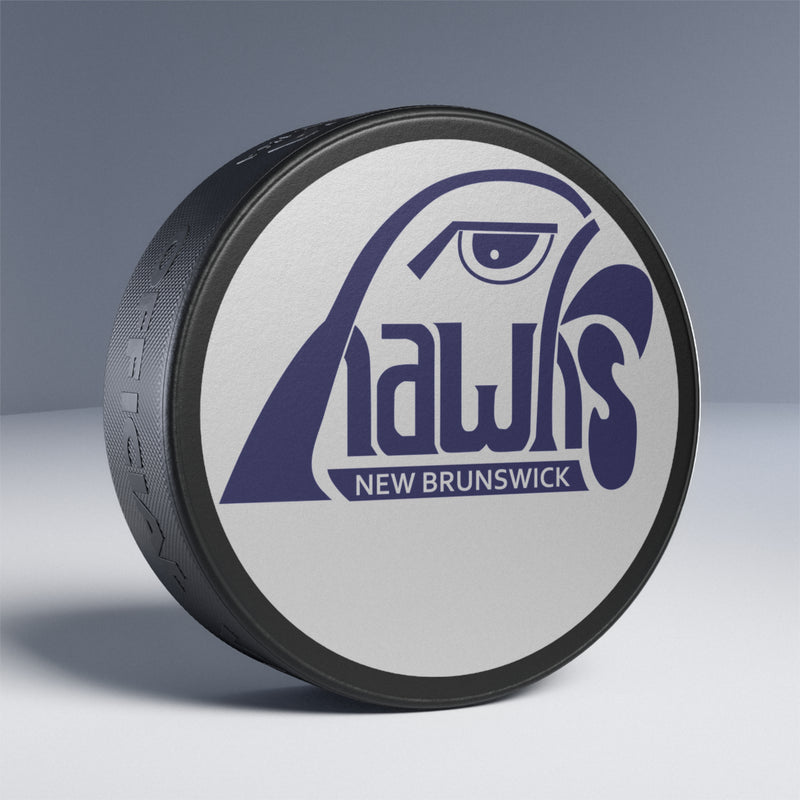 Load image into Gallery viewer, New Brunswick Hawks American League 1978-1982 Hockey Puck