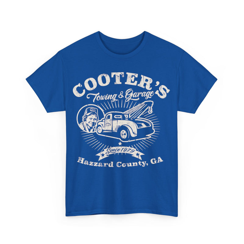Load image into Gallery viewer, Cooters Towing Garage Dukes of Hazzard TV Show County T-shirt