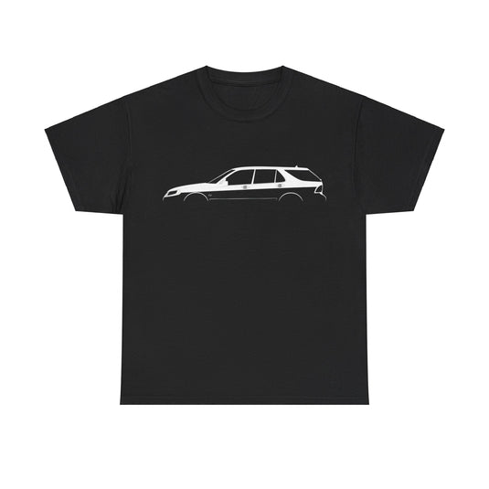 Saab 9-5 SportCombi 2005 Silhouette Car T-shirt