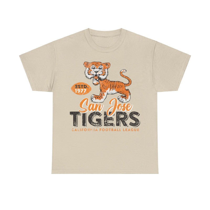 Load image into Gallery viewer, San Jose Tigers Est 1977 California Football Team T-shirt
