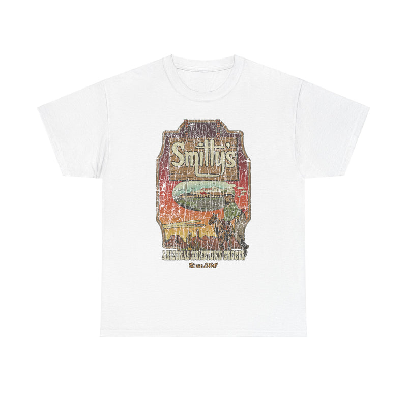 Load image into Gallery viewer, Smittys Arizona Sunset 1964 Grocery Cowboy T-shirt