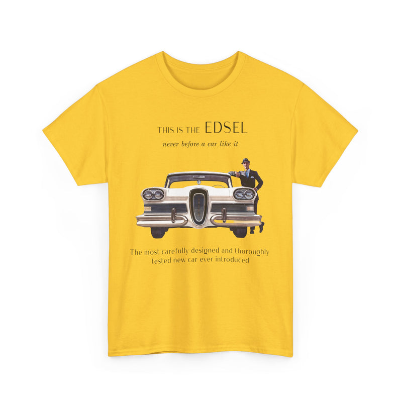 Load image into Gallery viewer, Edsel Ford Never Before A Car Like It 1950s Classic T-shirt