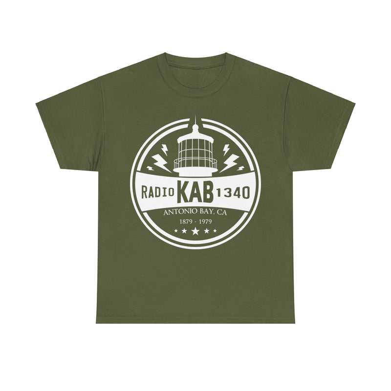 Load image into Gallery viewer, KAB Radio Station Antonio Bay 1340 Distressed Print T-shirt