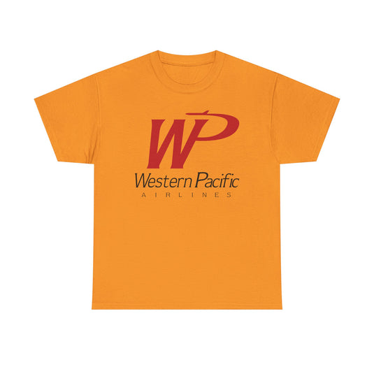 Western Pacific Airlines Vintage American Carrier Logo Classic Travel T-shirt