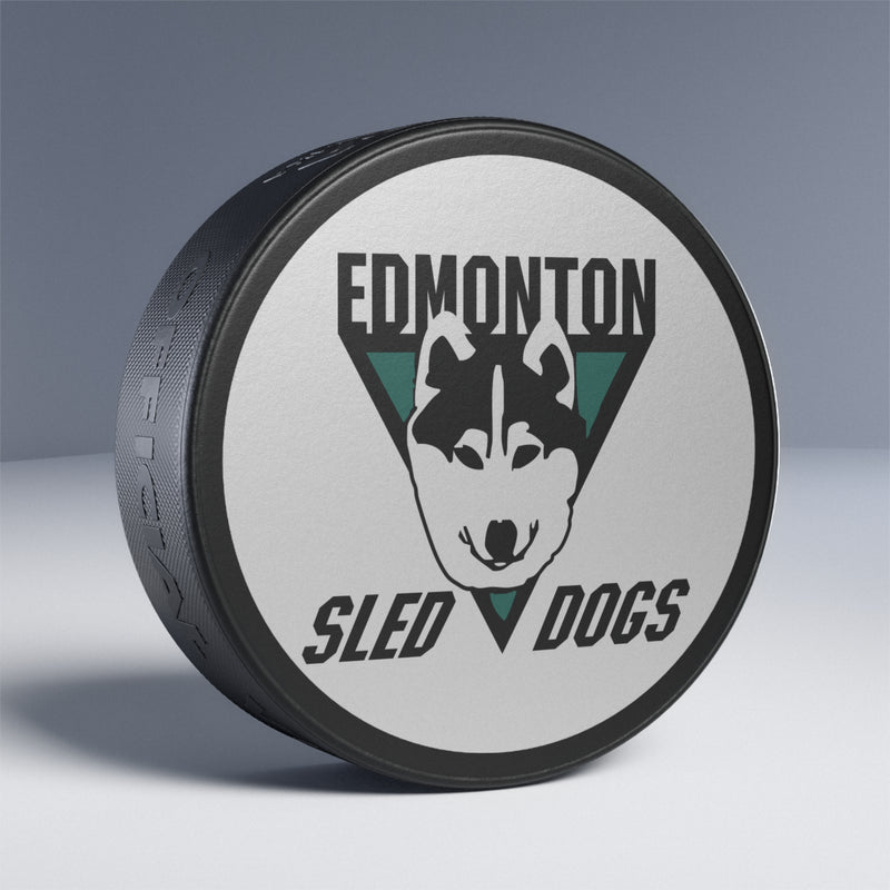 Load image into Gallery viewer, Edmonton Sled Dogs Roller International Canada 1994 Hockey Puck