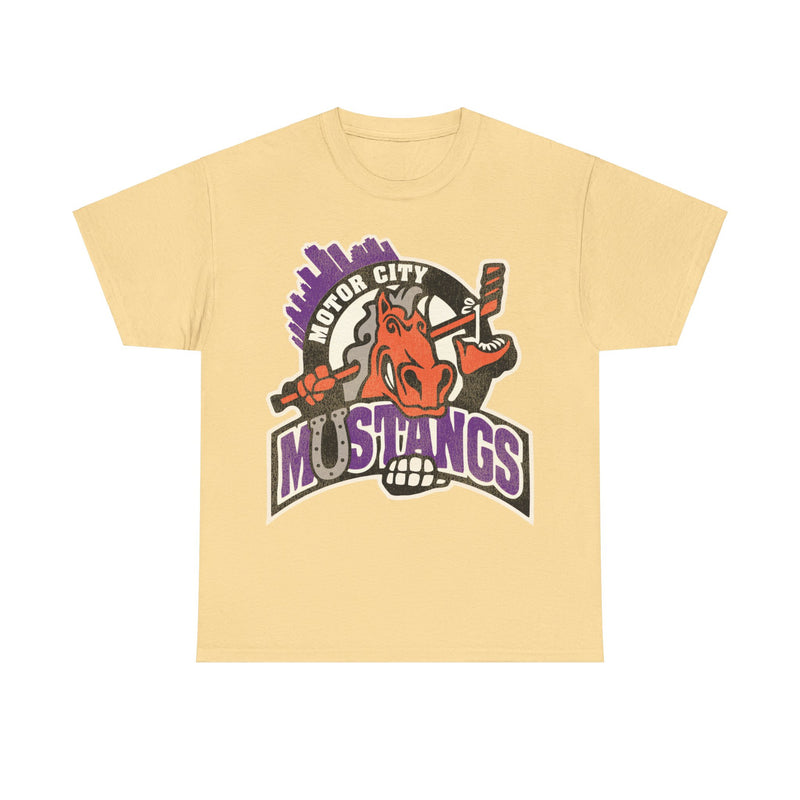 Load image into Gallery viewer, Detroit Motor City Mustangs Michigan Roller Hockey T-shirt