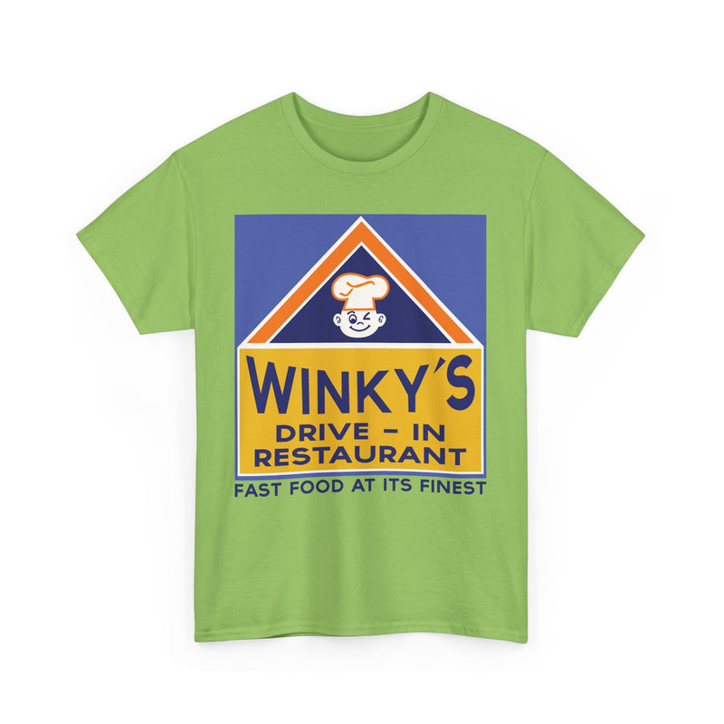Load image into Gallery viewer, Winky's Drive-In Restaurant Fast Food Vintage Logo Chain T-Shirt
