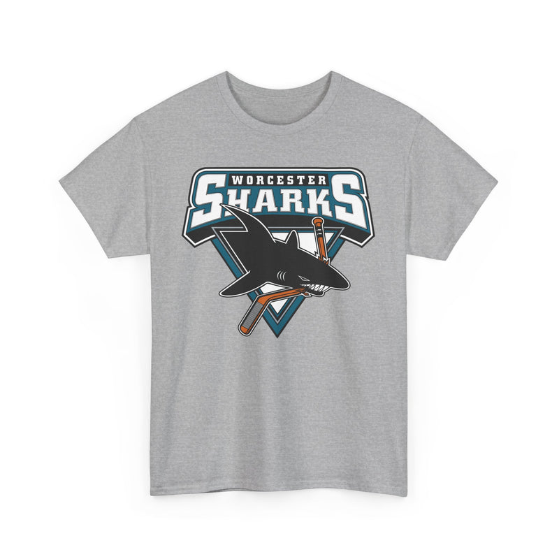 Load image into Gallery viewer, Worcester Sharks Hockey 2006-2015 Massachusetts T-shirt