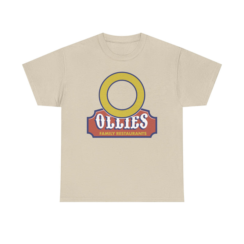 Load image into Gallery viewer, Ollies Family Restaurants Vintage Logo Defunct Restaurant Chain T-Shirt