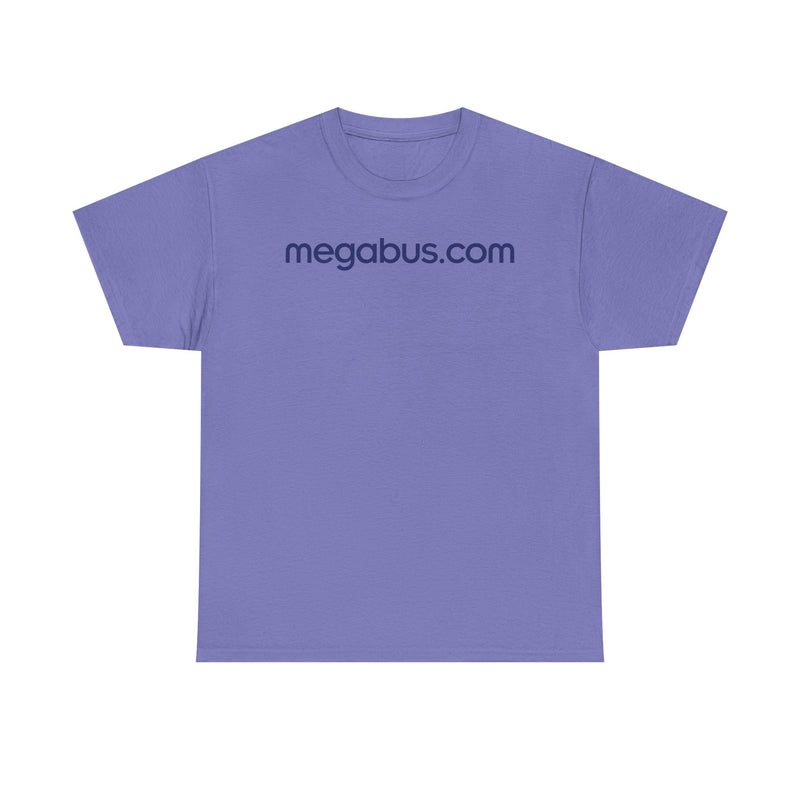 Load image into Gallery viewer, Megabus.com Defunct Bus Service T-Shirt Budget Travel Transportation Company Tee