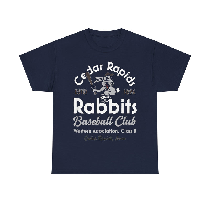 Load image into Gallery viewer, Cedar Rapids Iowa Rabbits Nostalgic Retro Baseball Team T-shirt