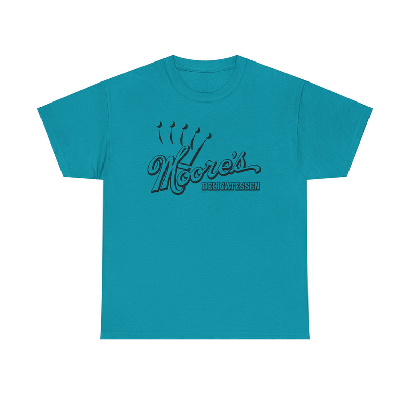 Load image into Gallery viewer, Moore's Delicatessen T-Shirt - Deli Industry Defunct Logo Tee