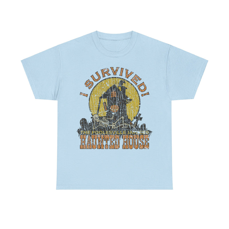 Load image into Gallery viewer, Poolesville Haunted House Survivor 1980 Maryland T-shirt