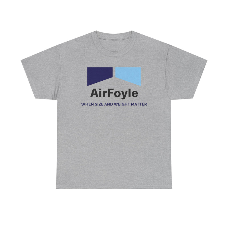 Load image into Gallery viewer, Air Foyle When Size and Weight Matter Vintage Airline Logo Aviation T-shirt