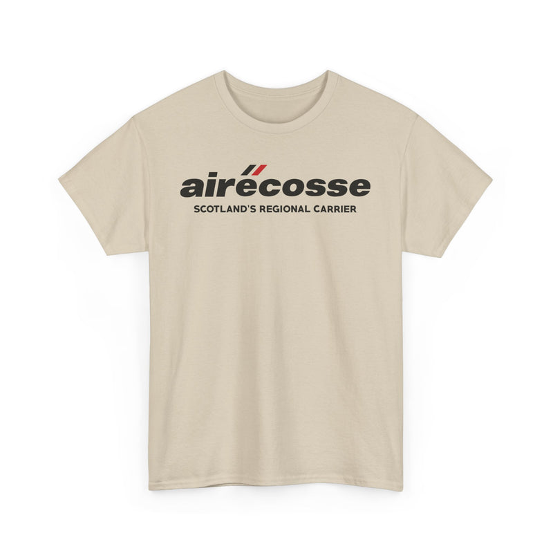 Load image into Gallery viewer, Airecosse Scotland's Regional Carrier Vintage Airline Logo Aviation T-shirt