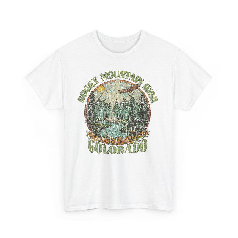 Load image into Gallery viewer, Rocky Mountain High John Denver 1972 Colorado Folk Rock T-shirt