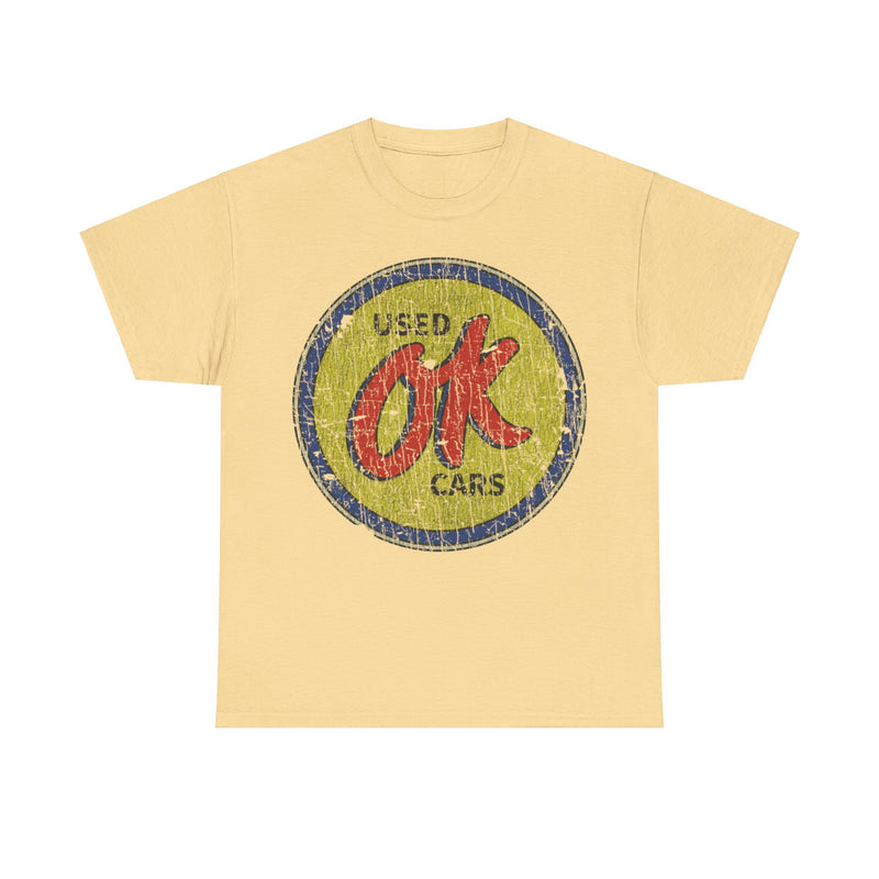 Load image into Gallery viewer, OK Used Cars 1925 Automotive Distressed Print T-shirt