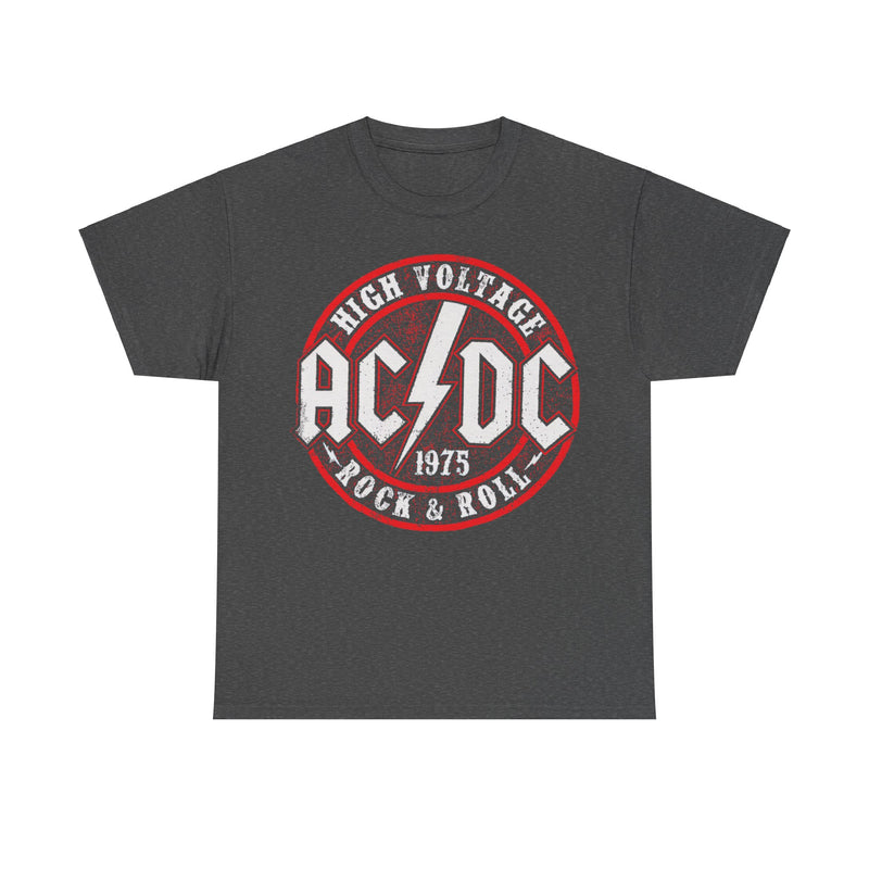Load image into Gallery viewer, ACDC High Voltage 1975 Red Logo Music Nostalgic T-shirt