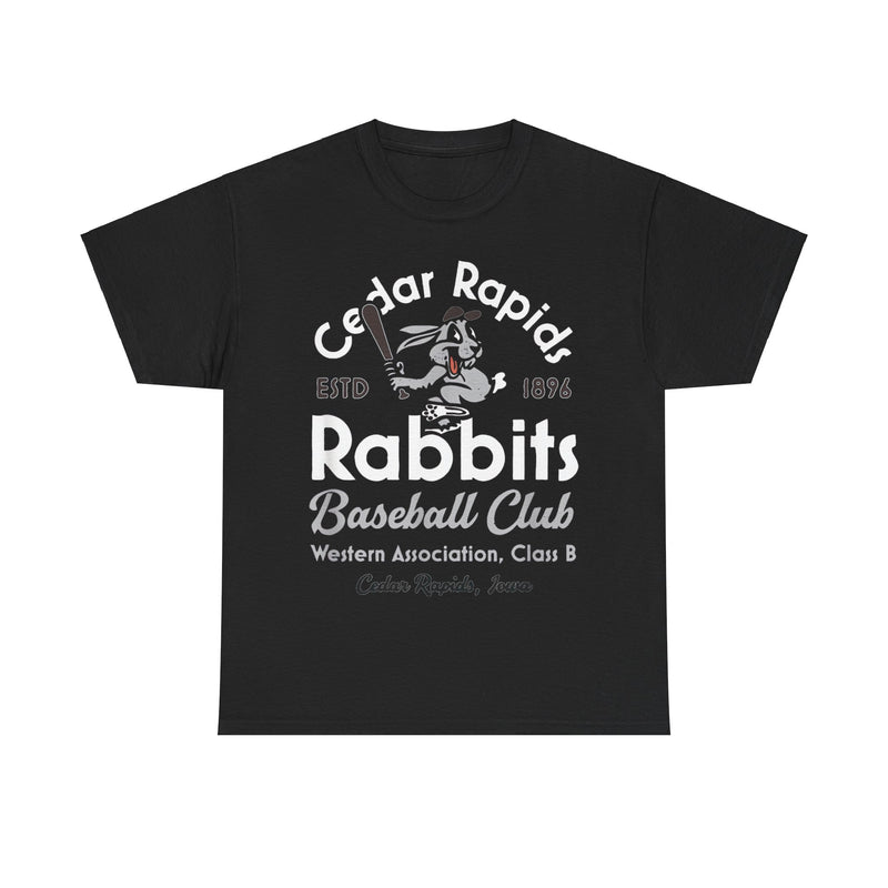 Load image into Gallery viewer, Cedar Rapids Iowa Rabbits Nostalgic Retro Baseball Team T-shirt