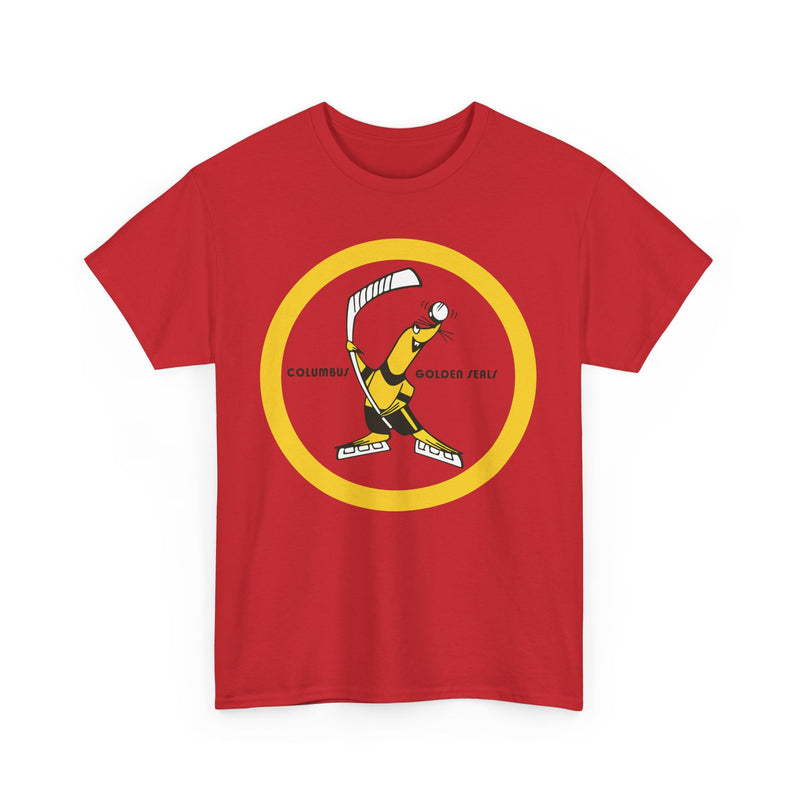 Load image into Gallery viewer, Columbus Golden Seals Hockey 1971-1973 Round Logo T-shirt