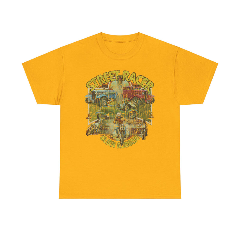 Load image into Gallery viewer, Street Racer CX-2612 1977 Burn Rubber Racing Game T-shirt