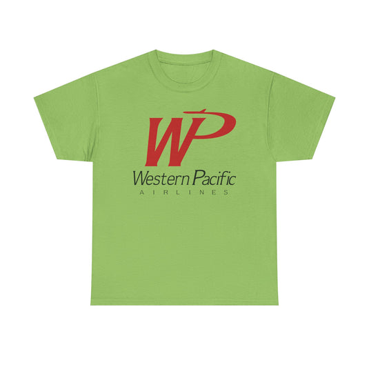 Western Pacific Airlines Vintage American Carrier Logo Classic Travel T-shirt