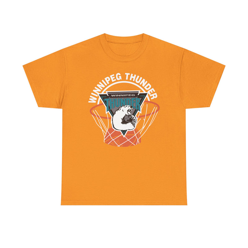 Load image into Gallery viewer, Winnipeg Thunder Basketball 1992-1994 World Basketball League T-shirt