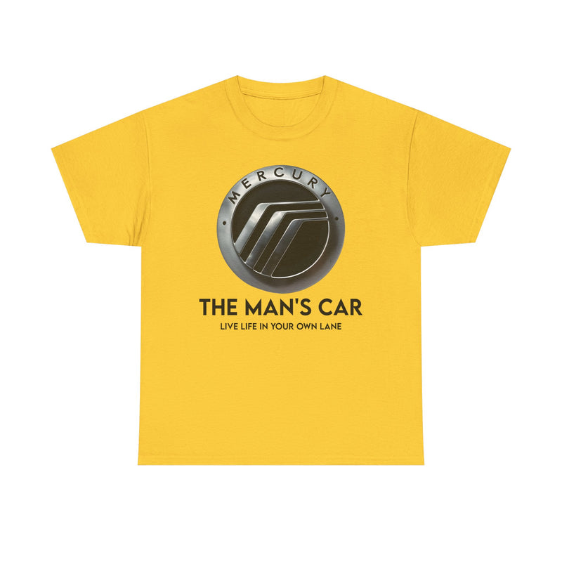 Load image into Gallery viewer, Mercury The Man's Car Live Life In Your Own Lane Silver T-shirt