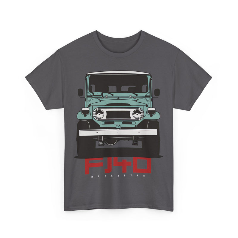 Load image into Gallery viewer, Toyota Land Cruiser FJ40 Green Car Double-sided T-shirt