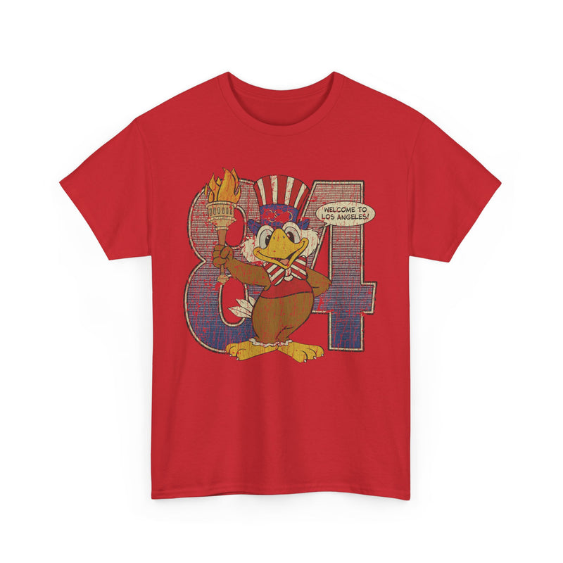 Load image into Gallery viewer, Sam The Eagle 1984 Summer Olympics Mascot California T-shirt